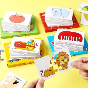 Montessori-Puzzlespiel für Kinder, Tierspielzeug