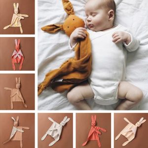 Doudou-Schlafspielzeug für Neugeborene, weiches Taschentuch