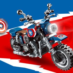 Lego Technic Motorrad- Marvels Avengers Captain America